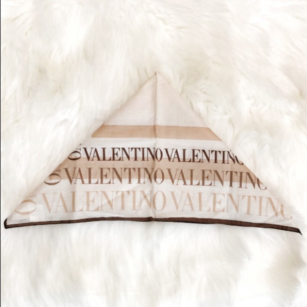 Valentino Square Print Scarf Wrap